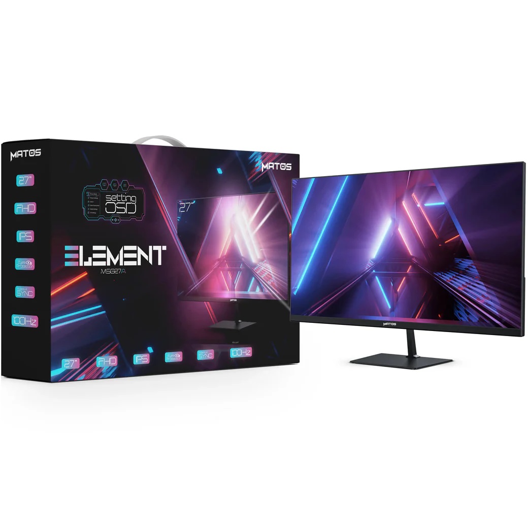 MONITEUR MATOS ELEMENT MSG27A 100HZ IPS 27 POUCE FHD